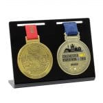 Desktop Acrylic Double Medal Display- Choice of Colours