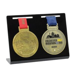 Main product image for the Desktop Acrylic Double Medal Display- Choice of Colours