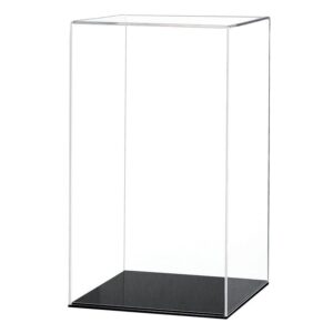 Main product image for the Clear Display Box - 200mm wide x 200mm deep x 348mm high Internally- Choice of Base Colours