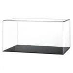 Clear Display Box - 350mm wide x 175mm deep x 168mm high Internally- Choice of Base Colours