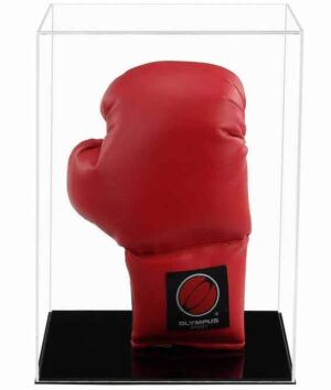Main product image for the Display Case to Display a Boxing Glove Vertically with a Flat Acrylic Base (Choice of Base Colours)