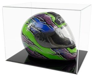 Main product image for the Acrylic Display Case for an F1 Helmet with a Flat Base (Choice of Base Colours)