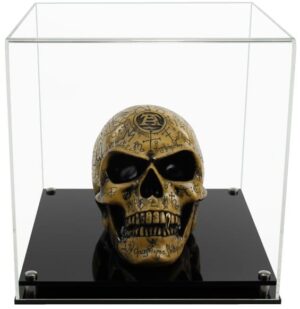 Main product image for the 300mm Cube Display Case with a Modern Acrylic Base (Choice of Base Colours)