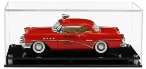 Modern Display Case for a 1:18 Scale Model Car with Choice of Base Colours