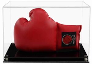 Main product image for the Display Case to Display a Boxing Glove Horizontally  with a Modern Base (Choice of Base Colours)