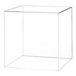 Clear Display Cover - Inside Sizes 100mm wide x 100mm deep x 100mm high