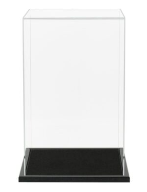 Main product image for the Acrylic 12 Inch Doll Display Case including a Wooden Base - 350mm High (Choice of Base Colours)