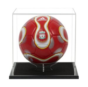Main product image for the Football Display Case with a Wooden Base (Choice of Base Colours)