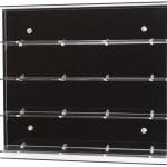 Acrylic Wall Display Case (Choice of Number of Shelves and Back Colour)