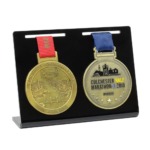 Desktop Acrylic Double Medal Display- Choice of Colours