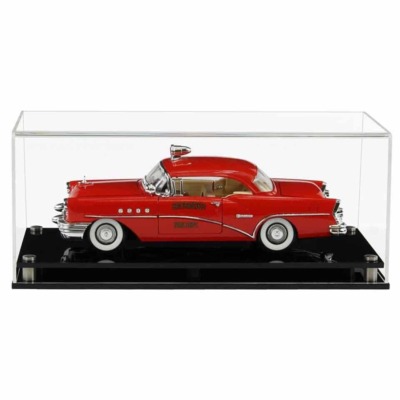 Modern Display Case for a 1:18 Scale Model Car with Choice of Base Colours