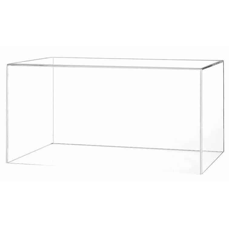 Clear Acrylic Display Cover - Inside Sizes 350mm wide x 250mm deep x 185mm high