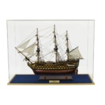 Acrylic Model Ship Display Case, Made to your Sizes with a Choice of Base Colours