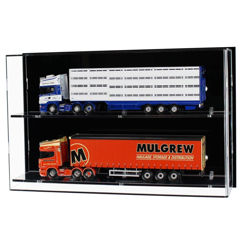 Acrylic Model Wall Display Case for 1:50 Model Trucks or 1:12 Scale Motorcycles