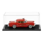 1:18 Scale Model Car Display Case with a Wooden Base (Choice of Base Colours)