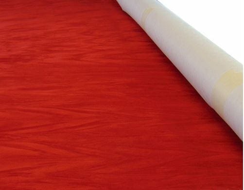 Image of the New Red Baized with Crushed Velvet Effec